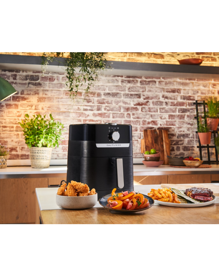 TEFAL | EY501815 | Frytownica Łatwe smażenie i grillowanie | Moc 1550 W | Pojemność 4,2 L | Czarny główny