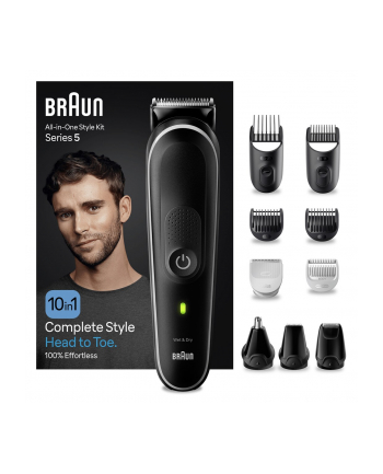 no name Brązowy | Uniwersalny trymer | MGK7420 | Bezprzewodowy | Liczba stopni długości 13 | Czarny/Szary nr 2