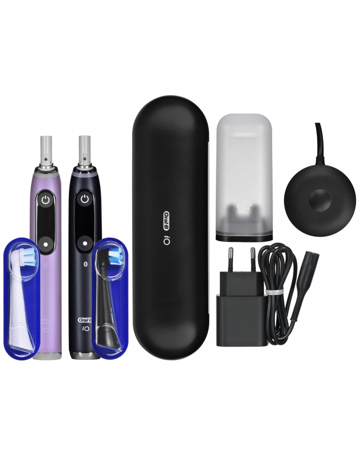 Braun Oral-B szczoteczka elektryczna iO 9N zestaw DUO BLACK ONYX 'amp; ROSE QUARTZ główny