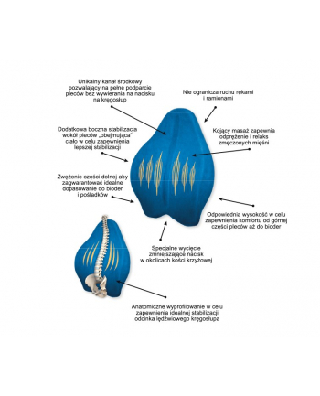 armedical Poduszka ortopedyczna lędźwiowa MFP-5344