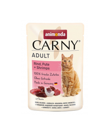 Animonda Carny Adult Pouch Beef,Turkey,Shrimps 85g