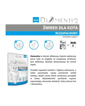 DIAMENTIQ Neutral - żwirek neutralny - 30 l