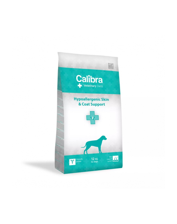  CALIBRA Veterinary Diets Hypoallergenic Skin Coat - karma dla psa - 12 kg główny