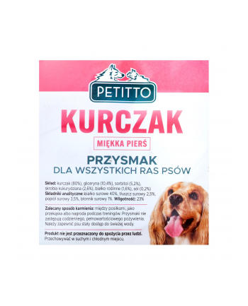 PETITTO Miękkie piersi z kurczaka 500G