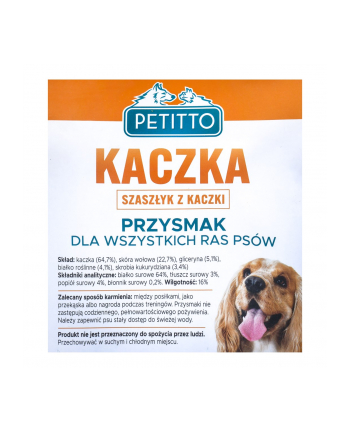 PETITTO Szaszłyk z kaczki  500G