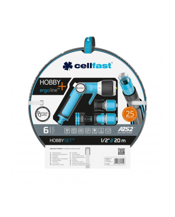 cellfast CERGO ZESTAW ZRASZAJĄCY HOBBY 1/2'';20m