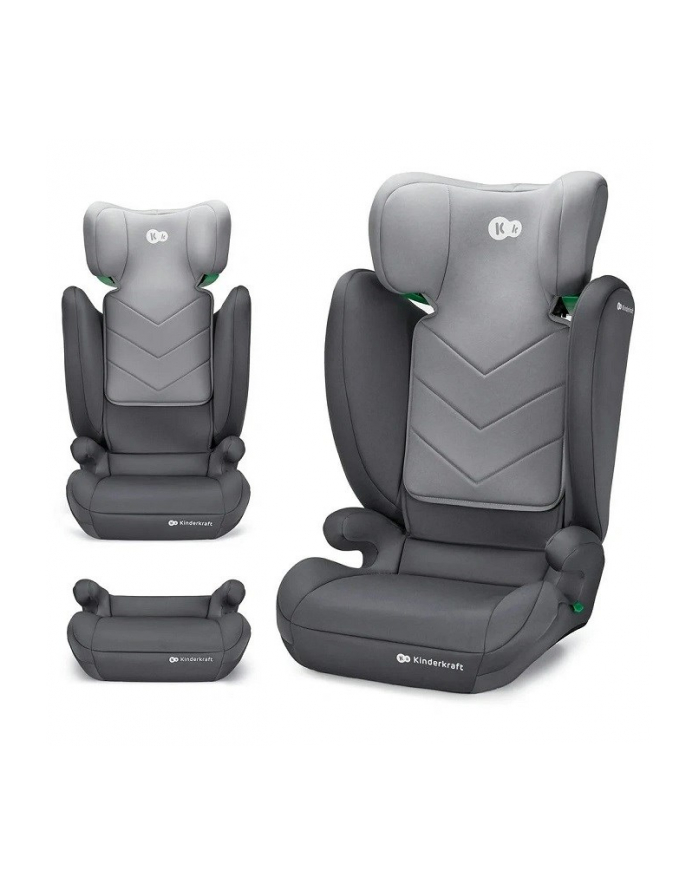 Kinderkraft fotelik samochodowy I-SPARK i-Size 100-150cm szary główny