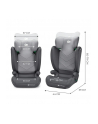 Kinderkraft fotelik samochodowy I-SPARK i-Size 100-150cm szary - nr 3