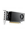 pny technologies PNY NVIDIA A1000 8GB GDDR6 128-bit, Low Profile, PCIe 40 x8, Single slot, 4 x Mini DisplayPort 14a, 50W, LP bracket, 4 x mDP to DP adapter, retial - nr 18