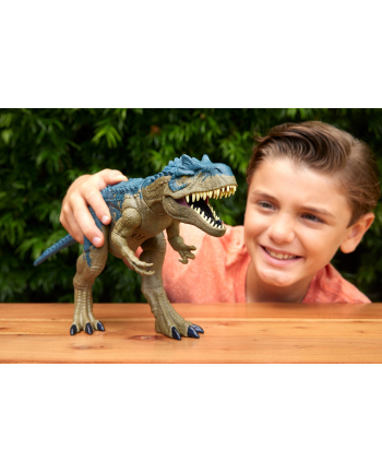 no name Jurassic World Allozaur Straszny atak Dinozaur z funkcją HRX50 MATTEL