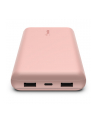 belkin POWERBANK 20000MAH 15W/USB-A UND USB-C ANSCHLUSS ROSA - nr 13