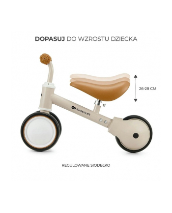 Kinderkraft rowerek biegowy CUTIE LIGHT BEIGE
