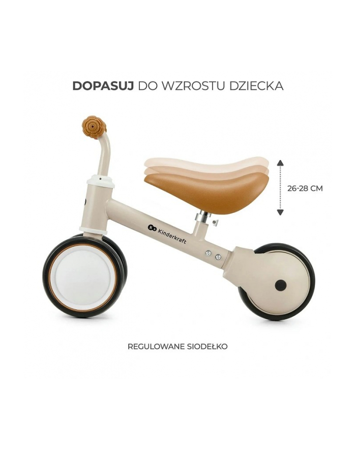 Kinderkraft rowerek biegowy CUTIE LIGHT BEIGE główny