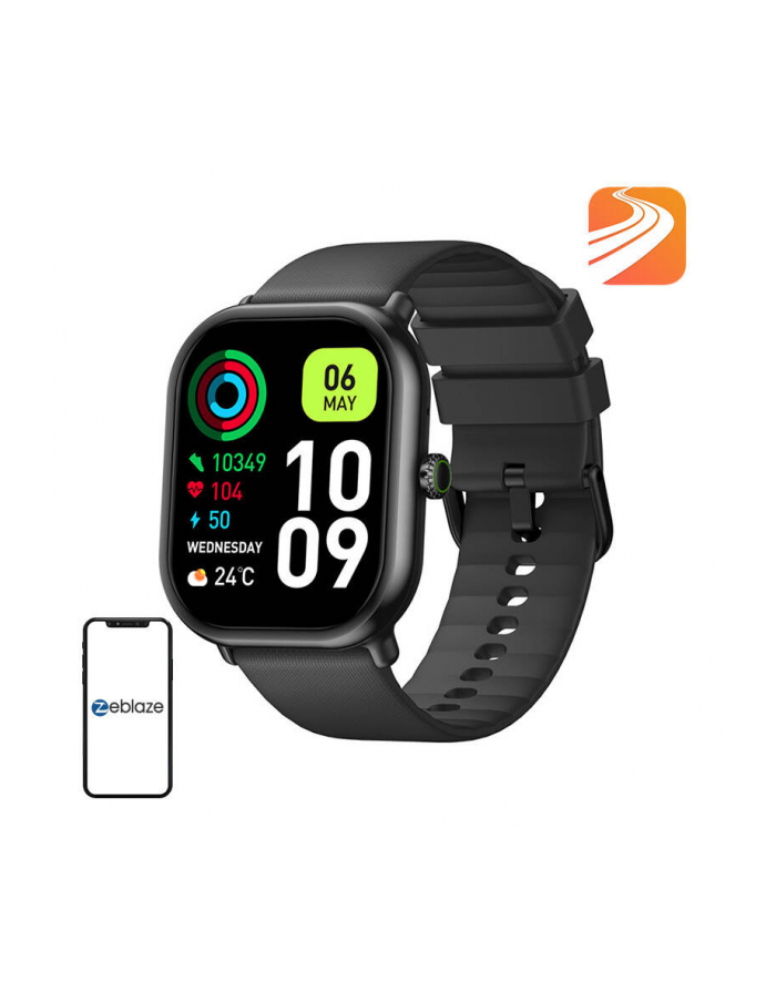 no name Smartwatch Zeblaze GTS 3 Pro czarny główny