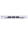D-Link | Przełącznik | DGS-1510-28P | Zarządzanie przez Internet | Możliwość montażu w stojaku | Ilość portów 1 Gb/s (RJ-45) 24 | Ilość portów SFP 2 | Ilość portów SFP+ 2 | Ilość portów PoE/PoE+ 24 | Typ zasilacza Pojedynczy | 24 miesiąc(e) - nr 19