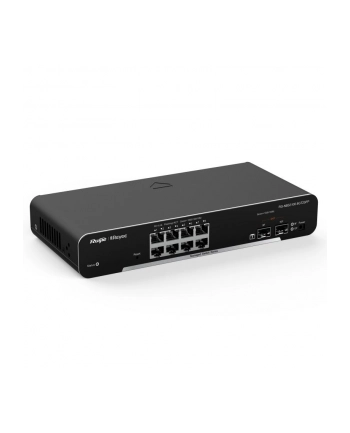 ruijie REYEE SWITCH ZARZĄDZALNY 8 PORTÓW 1GBIT + 2 PORTY UPLINK SFP 1GBIT | L2 | METALOWA OBUDOWA D-ESKTOP