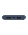 belkin POWERBANK 10000 MAH 12W INKL/USB-A/USB-C KABEL 15CM BLAU - nr 9