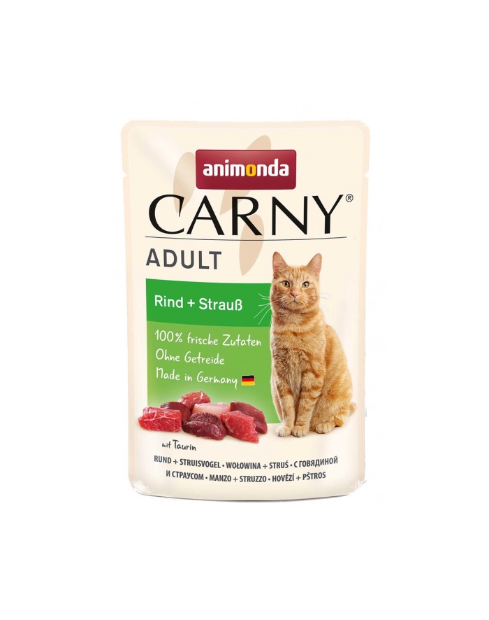Animonda Carny Adult Pouch Beef,Ostrich 85g główny