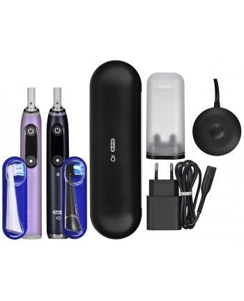 Braun Oral-B szczoteczka elektryczna iO 9N zestaw DUO BLACK ONYX 'amp; ROSE QUARTZ nr 1