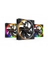 be quiet! Bądź cicho! Wentylator Light Wings ARGB PWM, Triple Pack - 140mm, czarny - nr 1
