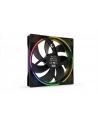 be quiet! Bądź cicho! Wentylator Light Wings ARGB PWM, Triple Pack - 140mm, czarny - nr 4