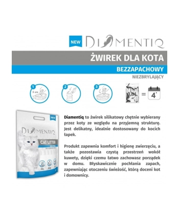 DIAMENTIQ Neutral - żwirek neutralny - 30 l nr 1