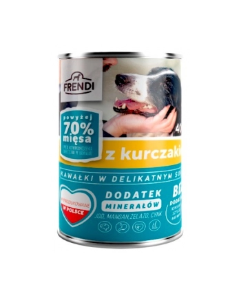 Frendi puszka dla psa z kurczakiem w sosie 400 g nr 1