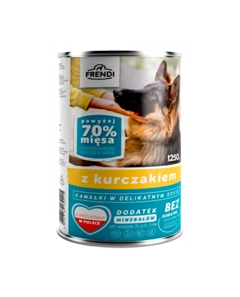 Frendi puszka dla psa z kurczakiem w sosie 1250 g nr 1