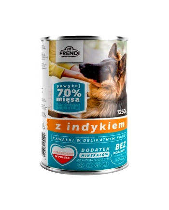 Frendi puszka dla psa z indykiem w sosie 1250 g nr 1