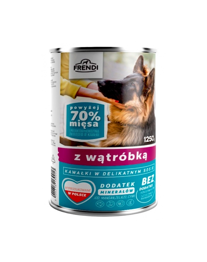 Frendi puszka dla psa z wątróbką w sosie 1250 g główny