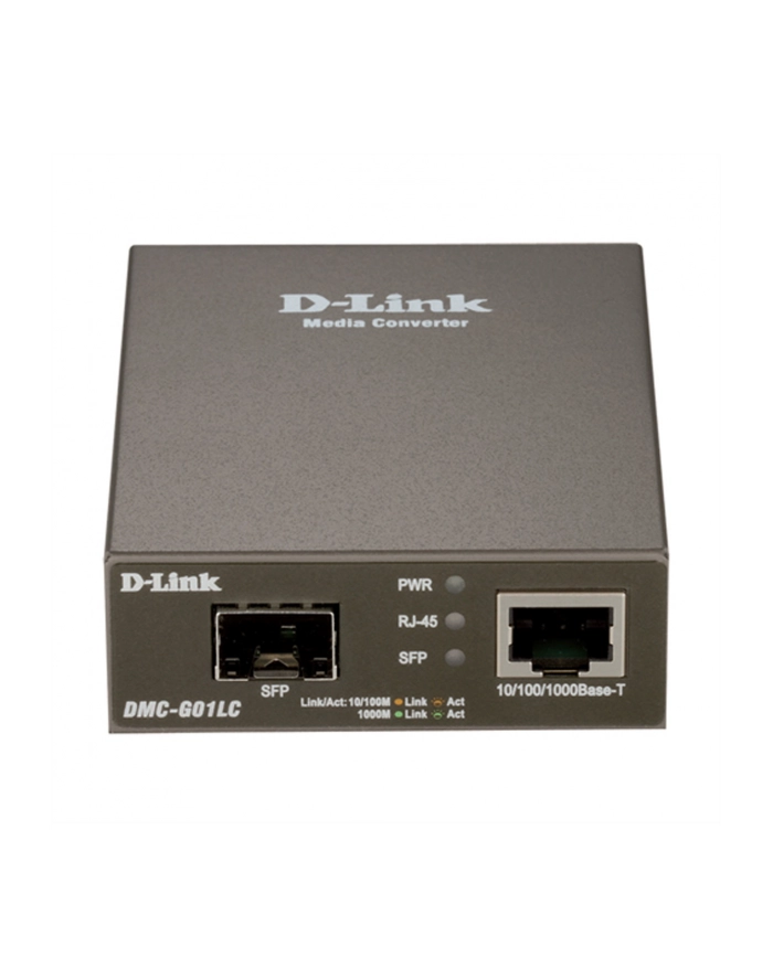 d-link Konwerter DMC-G01LC/E  DMC-G01LC 1000BaseT to SFP Standalone Media Converter główny