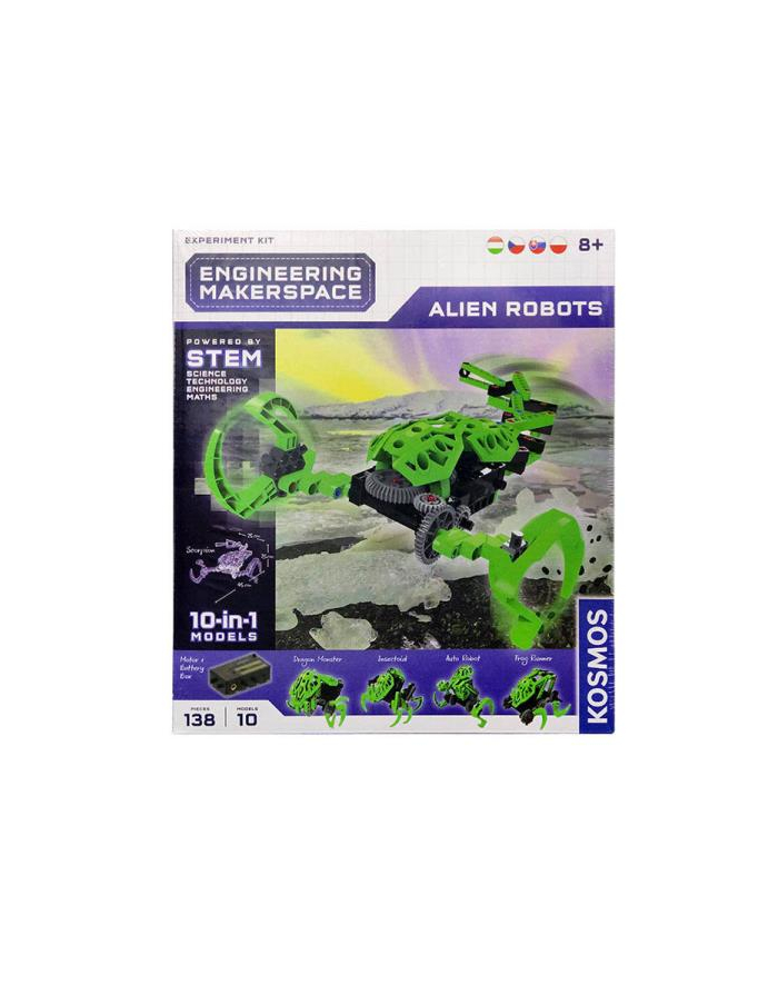 PROMO Klocki STEM 10w1 Alien robots KOSMOS PIATNIK główny