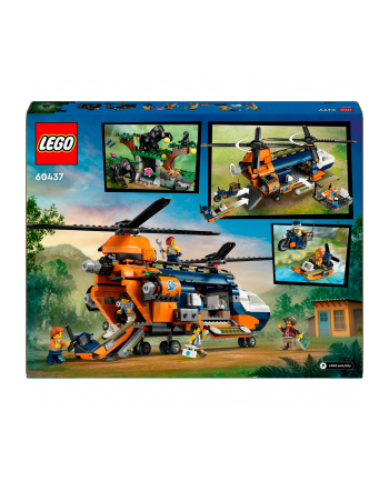 LEGO 60437 CITY Helikopter badaczy dżungli w bazie p4