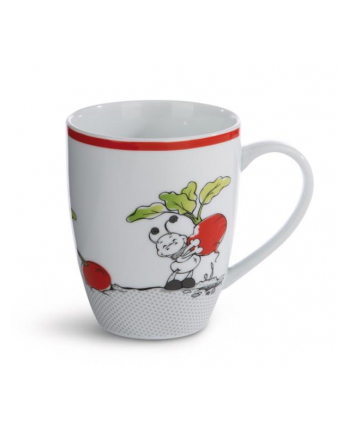 NICI 49450 Kubek porcelanowy mrówka Enzi 310ml, papierowa banderola