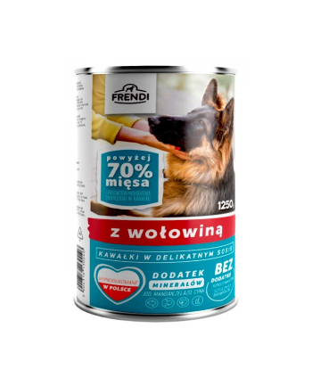 Frendi puszka dla psa z wołowiną w sosie 1250 g
