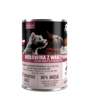 PetRepublic puszka dla psa wołowina warzywa 400 g