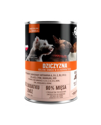 PetRepublic puszka dla psa z dziczyzną 400 g