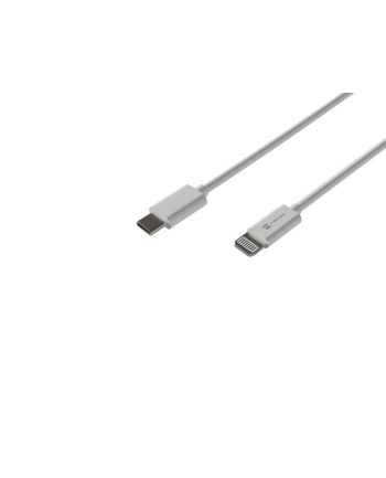 natec Kabel Lightning (M)->USB-C(M) 1m MFI Prati Biały