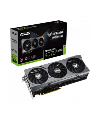 asus Karta graficzna GeForce RTX 4070 TI SUPER 16G TUF GAMING OC GDDRX6 256bit