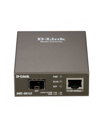 d-link Konwerter DMC-G01LC/E  DMC-G01LC 1000BaseT to SFP Standalone Media Converter nr 1