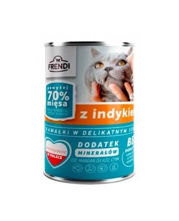 Frendi puszka dla kota z indykiem w sosie 400 g nr 1