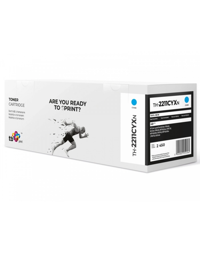 tb print Toner do HP Color LJ Pro M255 W2211X TH-2211CYXN 100% nowy CY główny