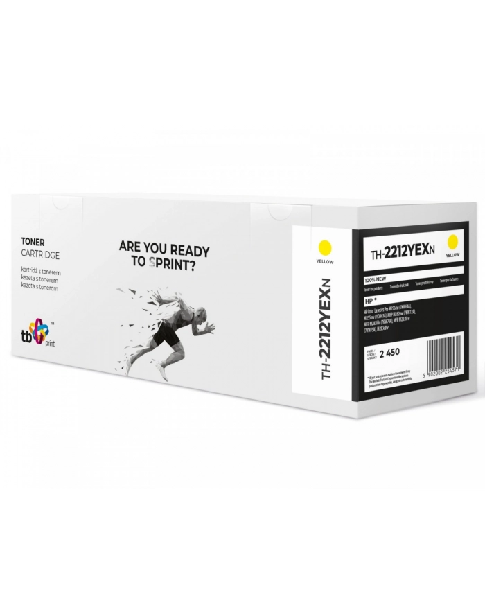 tb print Toner do HP Color LJ Pro M255 W2212X TH-2212YEXN 100% nowy YE główny