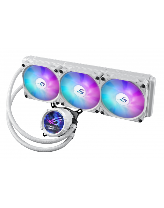 Chłodzenie wodne Asus ROG STRIX LC III 360 ARGB LCD WHT 3x120mm główny