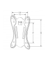 Uchwyt do telewizora Maclean MC-715A, max VESA 100x100, 13-27'', 25kg - nr 1