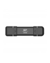 Dysk zewnętrzny SSD Silicon Power DS72 250GB USB-A USB-C 1050/850 MB/s Czarny - nr 1