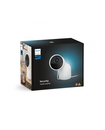 Kamera IP wewnętrzna PHILIPS HUE Secure przewodowa z podstawką na biurko biała (929003562704) nr 1