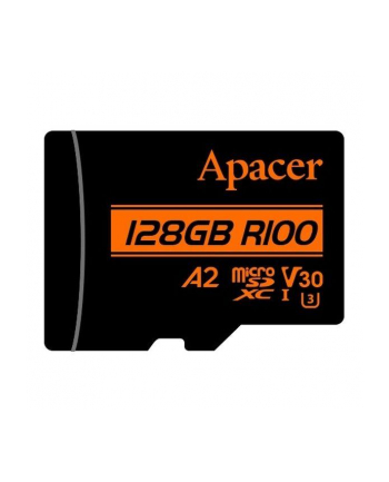 Karta pamięci microSDXC Apacer R100 128GB (100/80 MB/s) Class 10 UHS-I U3 V30 A2 + Adapter