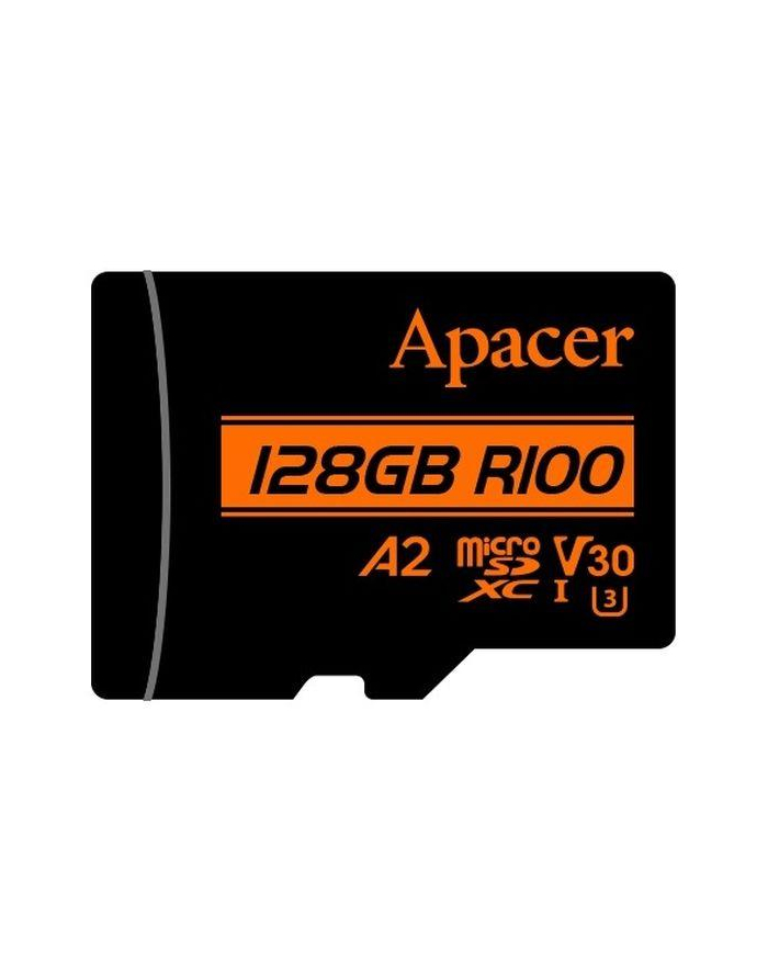 Karta pamięci microSDXC Apacer R100 128GB (100/80 MB/s) Class 10 UHS-I U3 V30 A2 + Adapter główny