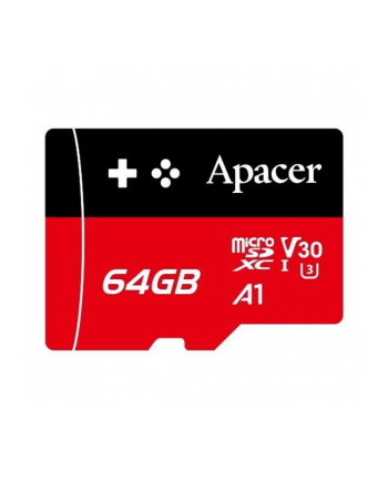 Karta pamięci microSDXC Apacer Gaming 64GB (100/80 MB/s) Class 10 UHS-I U3 V30 A1